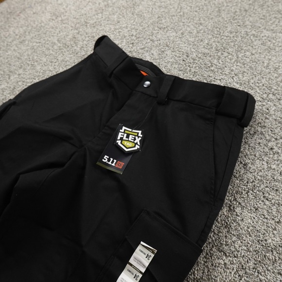 NEW 5.11 Tactical Pants Mens 34X30 Black Stryke Flex Tac Cargo Utility Stretch